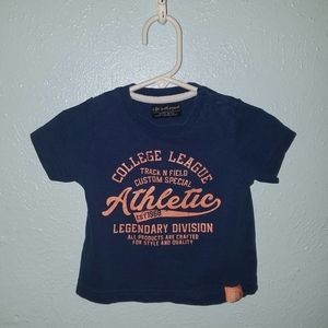 Snap Shoulder Cotton Tee Athlete